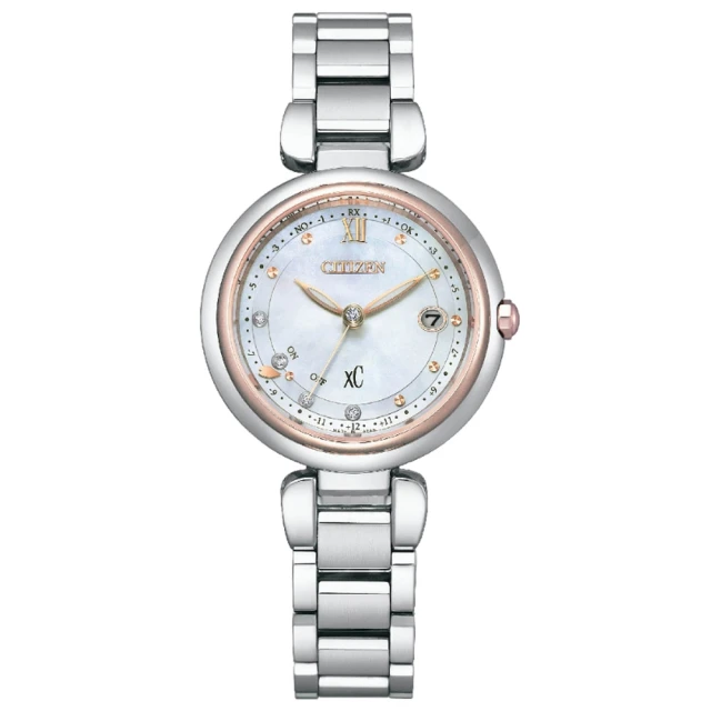 CITIZEN 星辰 xC 限定款光動能萬年曆電波對時鈦金屬套錶/25X26mm/ES9502-12A 歷史價格詳細信息