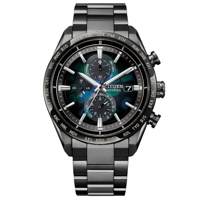 【CITIZEN 星辰】GENTS 宇宙幻彩限量 光動能 鈦金屬 電波對時計時腕錶(AT8286-65E) 歷史價格詳細信息