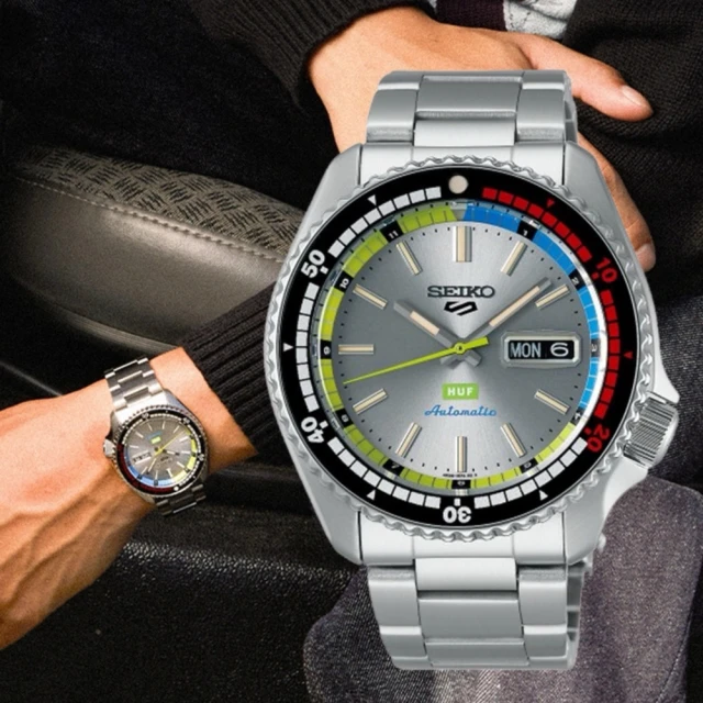 SEIKO 精工 5 Sports 系列潮流機械錶 (4R36-07G0F/SRPD79K1)-黑帆布/42.5mm 歷史價格詳細信息