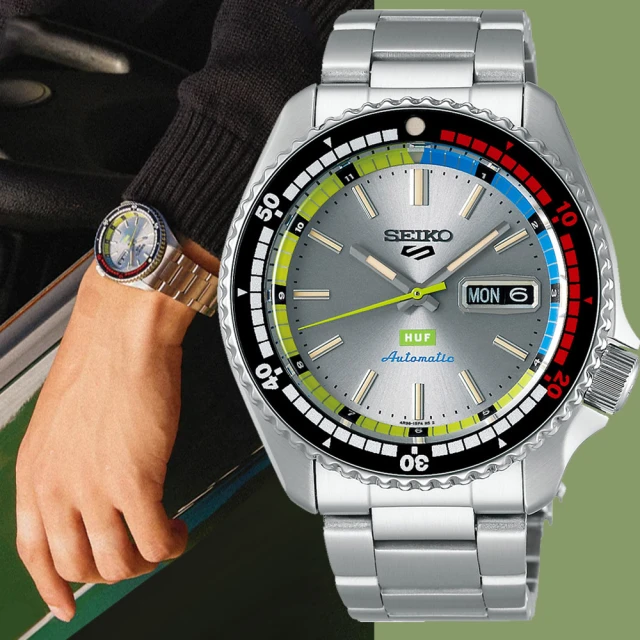 SEIKO 精工 5 Sports HUF 潮牌聯名限量版機械錶-42.5mm(SRPL33K1/4R36-16J0N) 歷史價格詳細信息