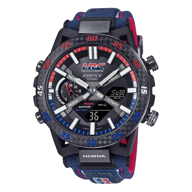 【CASIO 卡西歐】Honda Racing 聯名錶款 藍牙 太陽能電力 獨特懸吊設計 高效能賽車錶(ECB-2000HR-1A) 歷史價格詳細信息