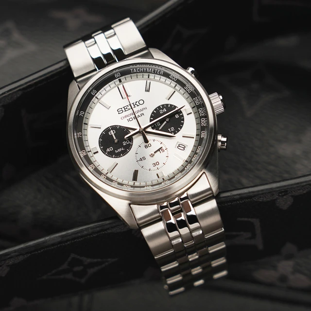SEIKO 精工 SSB427P1 CS系列 熊貓錶計時手錶-41.5mm 8T63-00W0B 歷史價格詳細信息