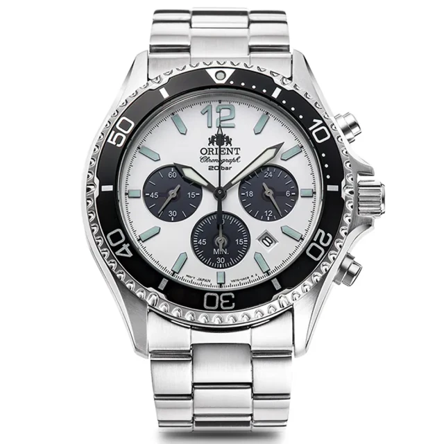 ORIENT 東方錶 Quartz Sports系列 太陽能跑馬計時腕錶 鋼帶款 黑色 RA-TX0202B - 42.8 mm 歷史價格詳細信息