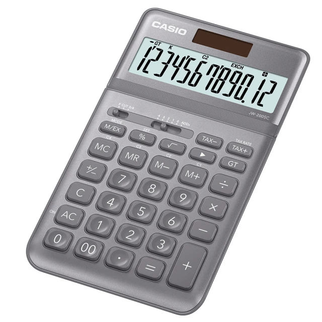 CASIO卡西歐12位元商務系列計算機-黑灰-GX-12B 歷史價格詳細信息