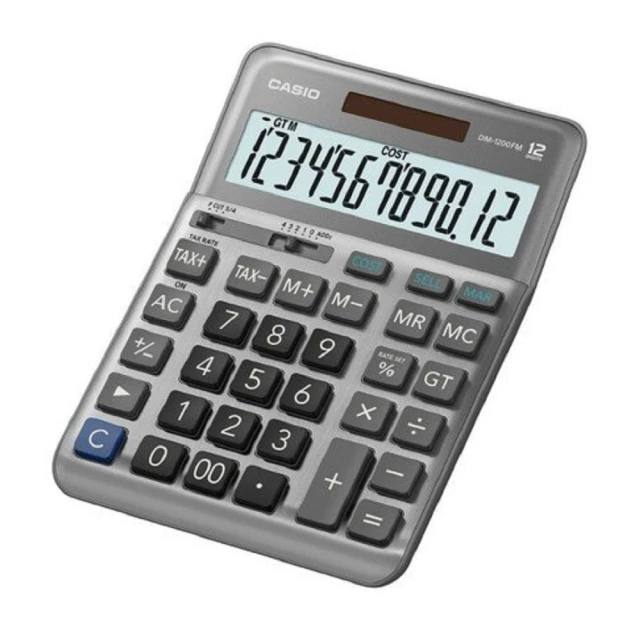 【CASIO】卡西歐12位數桌上型商用計算機-(MS-120FM) 歷史價格詳細信息