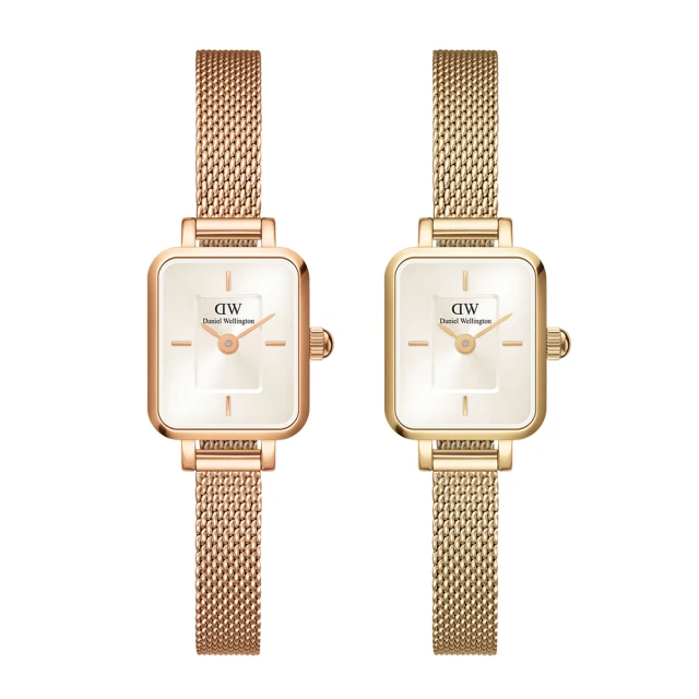 【Daniel Wellington】DW Quadro Mini 15x18mm 方糖系列金屬小方錶(三色任選) 歷史價格詳細信息