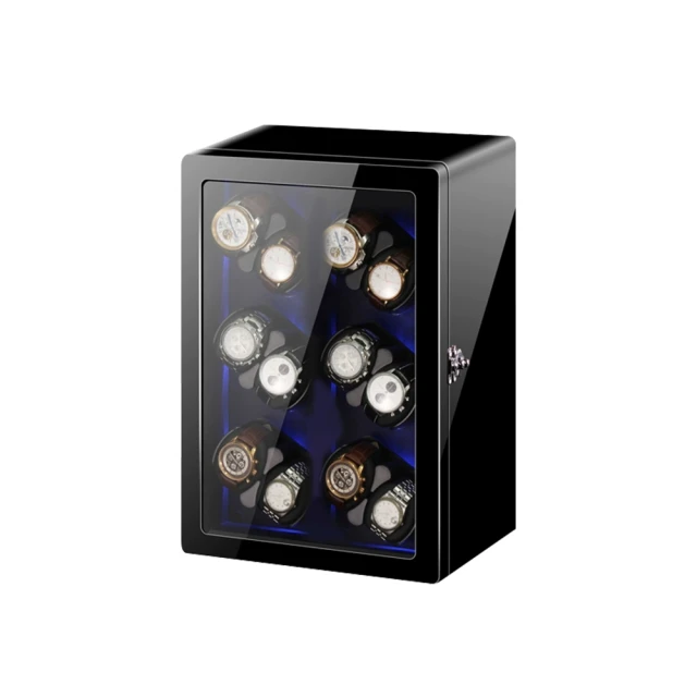 手錶盒-12格胡桃木絨布內裡款 手錶收藏盒 8630 歷史價格詳細信息