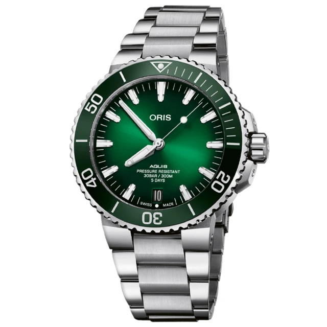 【ORIS 豪利時】Aquis 時間之海系列 真鑽 潛水機械腕錶 雙12 優惠(0173376524195-0781801P) 歷史價格詳細信息