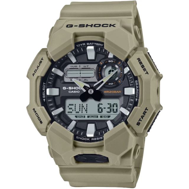 【CASIO 卡西歐】卡西歐G-SHOCK 潛水雙顯運動錶-藍綠色(GA-010-2A 台灣公司貨) 歷史價格詳細信息