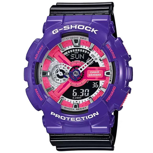 【CASIO 卡西歐】G-SHOCK  繽紛時尚 八角雙顯腕錶 螢光色 GA-2100-9A9_45.4mm 歷史價格詳細信息