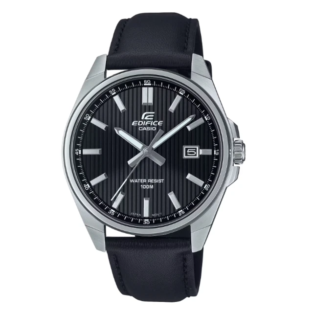 CASIO卡西歐EDIFICE簡潔精準的賽車錶標準三針三圈設計EFV-580L-1A  EFR-526D-1A皮革錶帶 歷史價格詳細信息