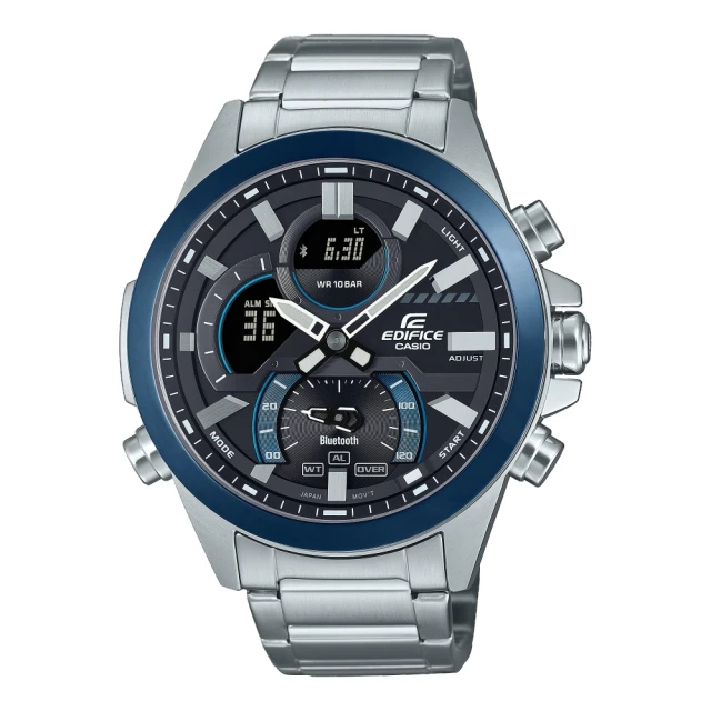 【CASIO 卡西歐】EDIFICE 雙LED燈賽車三眼腕錶 EFR-534RBP-1A 46mm 現代鐘錶 歷史價格詳細信息