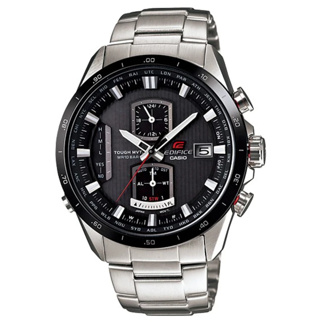 CASIO EDIFICE系列經典內斂三眼賽車腕錶(黑面) EFR-526D-1A 歷史價格詳細信息