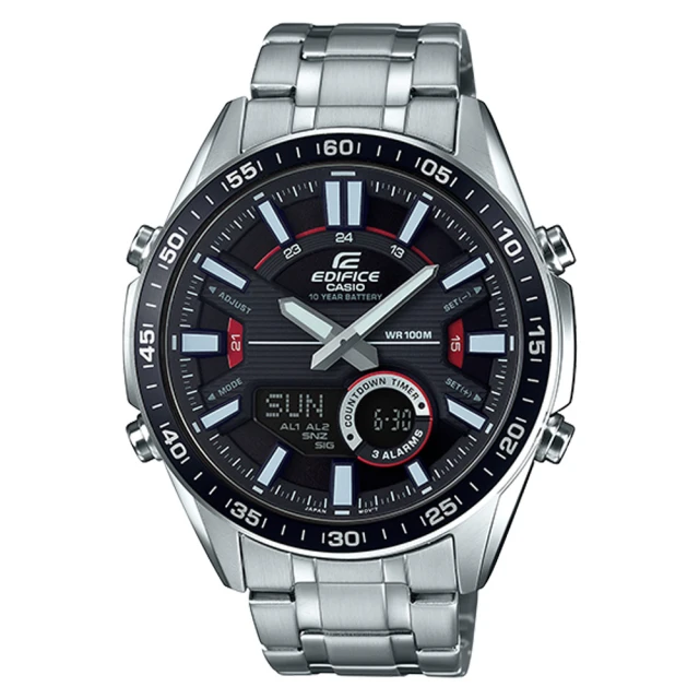 【CASIO 卡西歐】EDIFICE 雙LED燈賽車三眼腕錶 EFR-534RBP-1A 46mm 現代鐘錶 歷史價格詳細信息