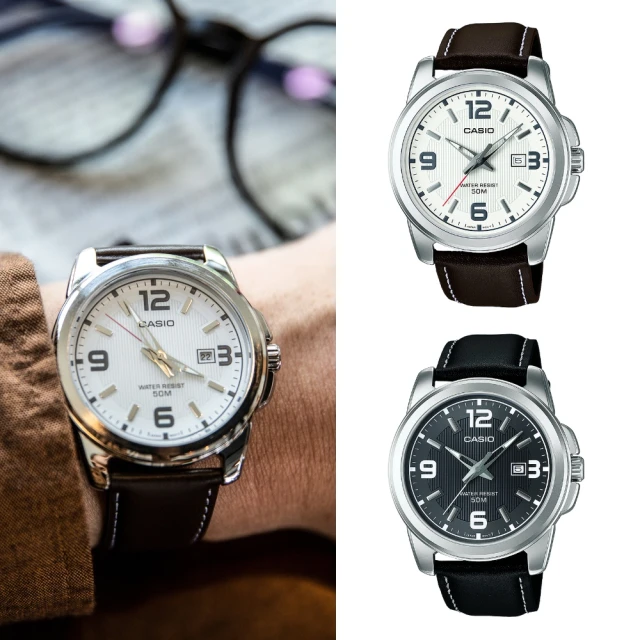 【CASIO 卡西歐】商務紳士大三針不銹鋼腕錶/銀(MTP-V300D-7AUDF) 歷史價格詳細信息