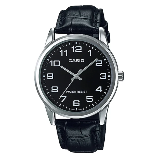 【CASIO 】型男白領簡約時刻不鏽鋼腕錶-黑(MTP-1308D-1A2) 歷史價格詳細信息