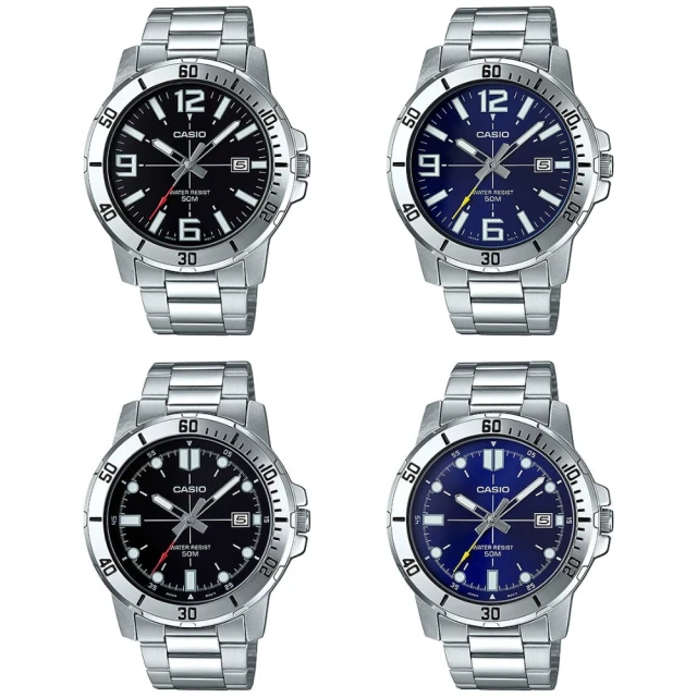 CASIO 卡西歐 MTP-VT01D-2B2+LTP-VT02D-2A 指針對錶 不鏽鋼錶帶 國隆手錶專賣店 歷史價格詳細信息