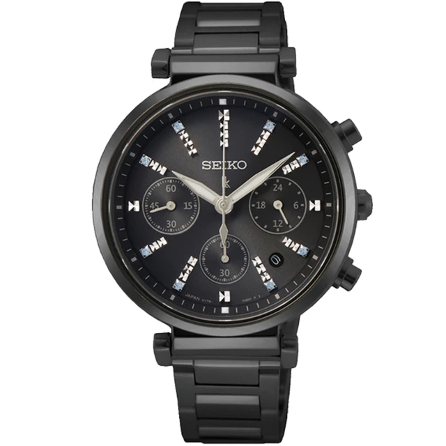 SEIKO 精工 LUKIA 新款太陽能三眼計時真鑽女錶(SSC792J1/V175-0EX0K) 歷史價格詳細信息