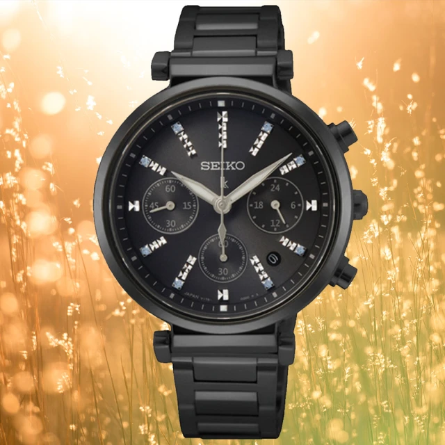 SEIKO 精工 Lukia系列 時尚金 珍珠母貝面 太陽能 計時腕錶 (SSC822J1/V175-0EX0G) 歷史價格詳細信息