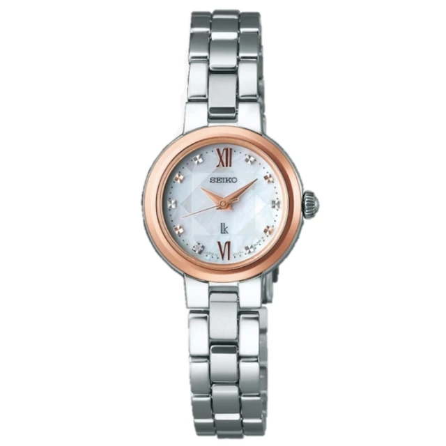 SEIKO 精工 Lukia系列 太陽能 白蝶貝 水晶玻璃腕錶 22.8mm (V117-0EG0G/SSVR136J) 歷史價格詳細信息