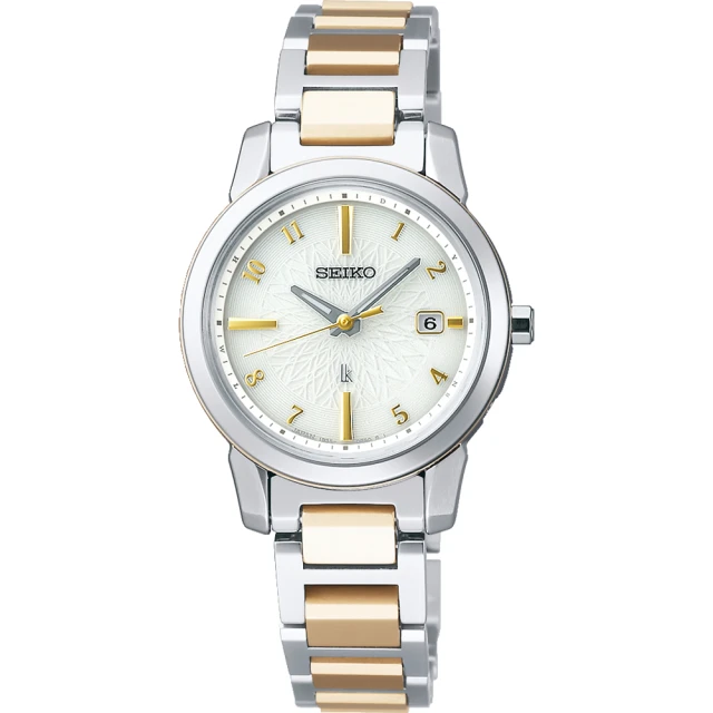 【SEIKO 精工】LUKIA 太陽能萬年曆電波酒桶型女錶-銀x粉/24mm(SSVW167J/1B32-0AA0F) 歷史價格詳細信息
