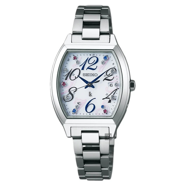 SEIKO 精工 / 1B22-0CL0S.SSVW115J / LUKIA 綾瀨遙 限量特別款 太陽能不鏽鋼手錶 淺藍色 25mm 歷史價格詳細信息