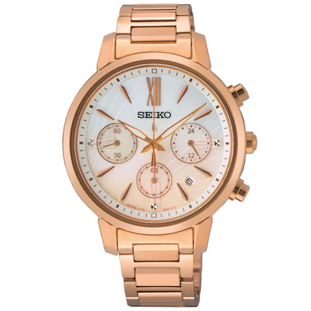 SEIKO 精工 LUKIA 廣告款動人時光機械女錶-33.9mm 4R35-02X0KS(SRP850J1) 歷史價格詳細信息
