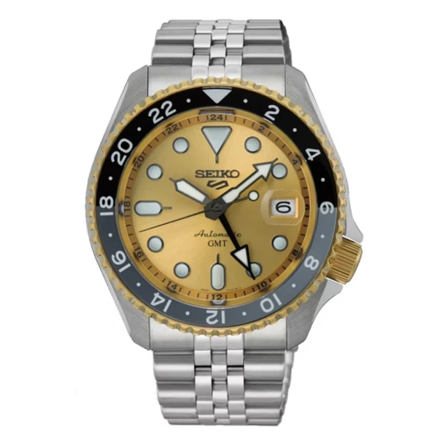 SEIKO 精工 5 Sports 系列 GMT機械錶-42.5mmSSK003K1/4R34-00A0B 歷史價格詳細信息