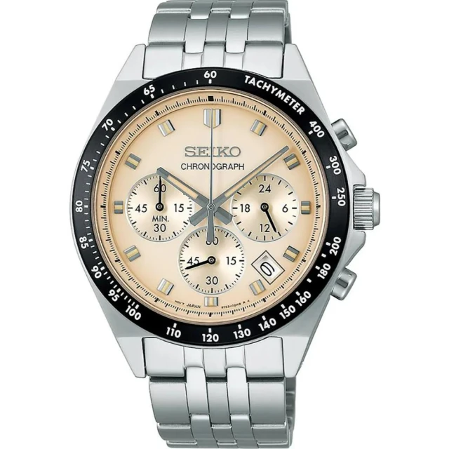 SEIKO 精工 CS 系列 SBTR041J 經典白面三眼計時男錶 8T67-00Y0B 41㎜ 歷史價格詳細信息
