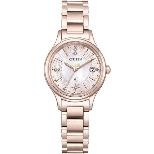 CITIZEN 星辰 xC 光采迷人限定款光動能時尚計時女錶-玫瑰金/35mm(FB1452-58A) 歷史價格詳細信息