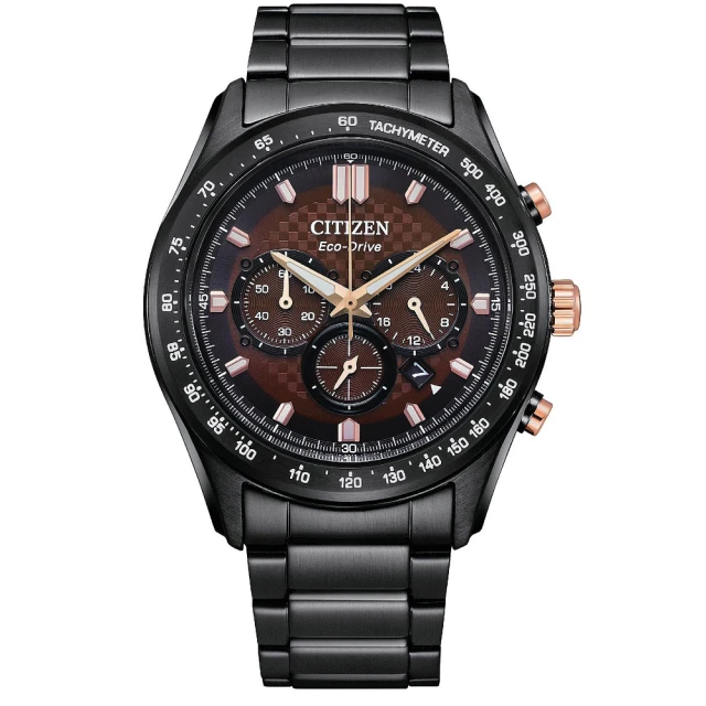 CITIZEN 光動能時尚計時兩眼腕錶-銀X黑-CA7001-87E 歷史價格詳細信息