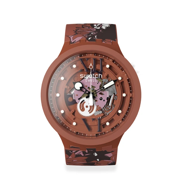 【SWATCH】BIG BOLD 手錶 瑞士錶 BBBEAUTY 橘色-47mm SO27M101 歷史價格詳細信息