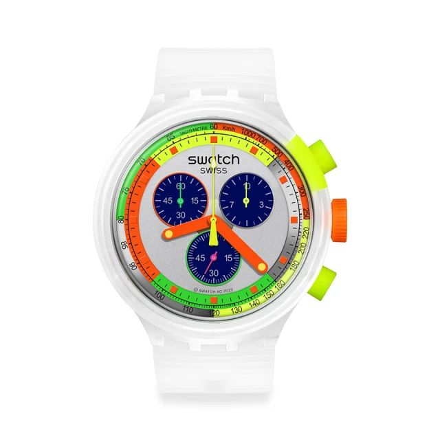 【Swatch】NEON-Chrono SB06W100 47mm 現代鐘錶 歷史價格詳細信息