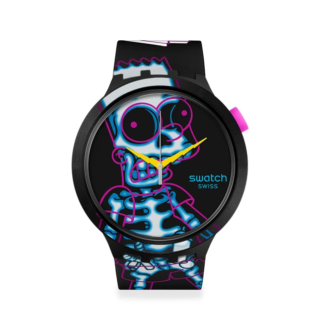 【SWATCH】BIG BOLD系列 手錶閃電壩子 辛普森家庭 男錶 女錶 手錶 瑞士錶 錶(47mm) 價格比較,價格查詢,歷史價格詳細信息