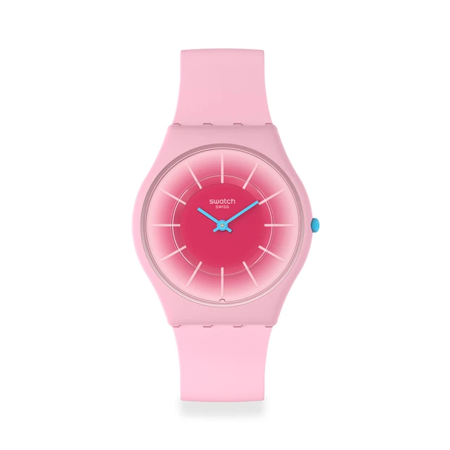 【SWATCH】SKIN超薄系列手錶 RADIANTLY PINK 男錶 女錶 手錶 瑞士錶 錶(34mm) 歷史價格詳細信息