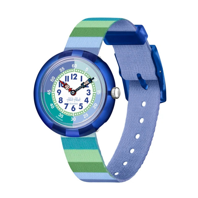 【Flik Flak】兒童錶 色彩派對 COLOR PARTY 兒童手錶 兒童禮物 編織錶帶 瑞士錶(31.85mm) 歷史價格詳細信息
