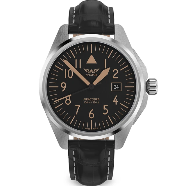 【AVIATOR】飛行員 AIRACOBRA P43 飛行風格 機械錶 男錶 手錶(V33903410) 歷史價格詳細信息