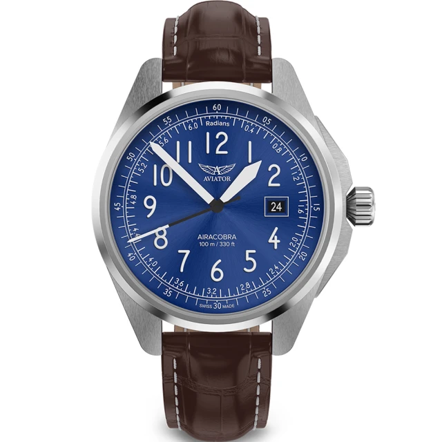 【AVIATOR】飛行員 AIRACOBRA P43 飛行風格 機械錶 男錶 手錶(V33903410) 歷史價格詳細信息