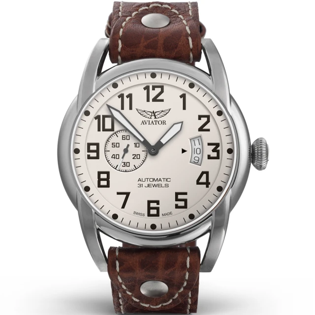 【AVIATOR】飛行員 布里斯托偵察機 BRISTOL SCOUT 小秒針 機械錶 男錶(V31821914) 歷史價格詳細信息