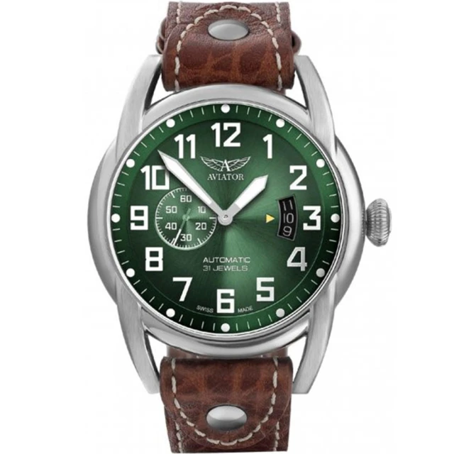 【AVIATOR】飛行員 布里斯托偵察機 BRISTOL SCOUT 小秒針 機械錶 男錶(V31821914) 歷史價格詳細信息