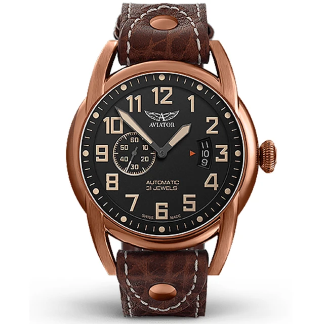【AVIATOR】飛行員 布里斯托偵察機 BRISTOL SCOUT 小秒針 機械錶 男錶(V31821914) 歷史價格詳細信息