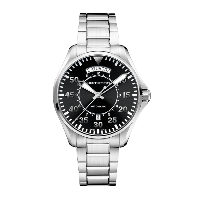 【HAMILTON 漢米爾頓旗艦館】飛行PILOT 雙曆腕錶42mm(自動上鍊 中性 精鋼鍊帶 H64615135) 歷史價格詳細信息