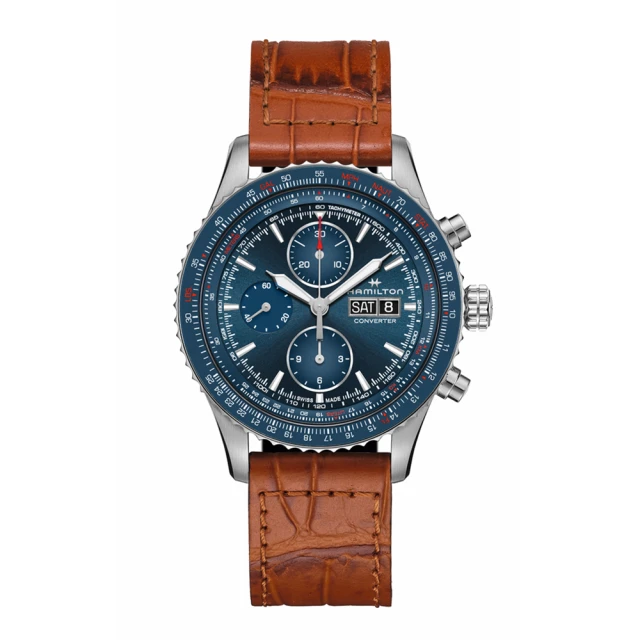 【HAMILTON 漢米爾頓旗艦館】卡其航空系列飛行PILOT 雙曆腕錶42mm(自動上鍊 中性 皮革錶帶 H64615735) 歷史價格詳細信息