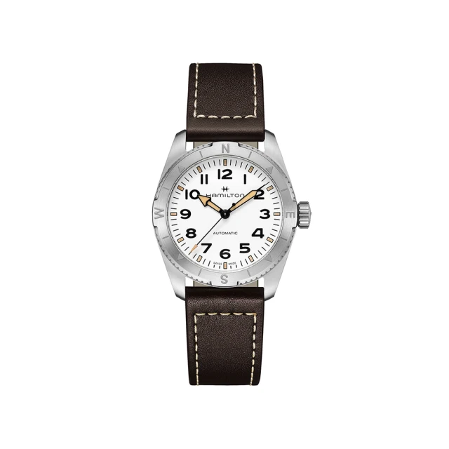 【HAMILTON 漢米爾頓】卡其陸戰遠征Expedition腕錶41mm(自動上鍊 中性 皮革錶帶 H70315510) 歷史價格詳細信息