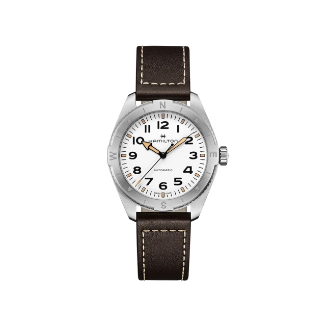 【HAMILTON 漢米爾頓】卡其陸戰遠征Expedition腕錶41mm(自動上鍊 中性 皮革錶帶 H70315510) 歷史價格詳細信息