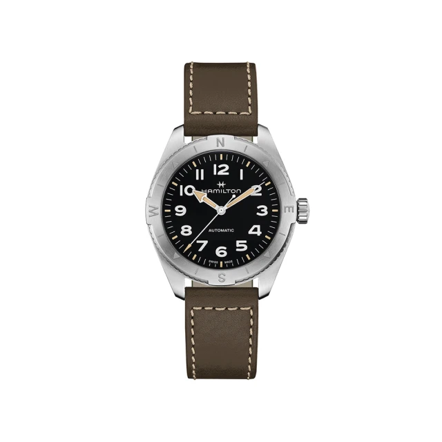 【HAMILTON 漢米爾頓】卡其陸戰遠征Expedition腕錶41mm(自動上鍊 中性 皮革錶帶 H70315510) 歷史價格詳細信息