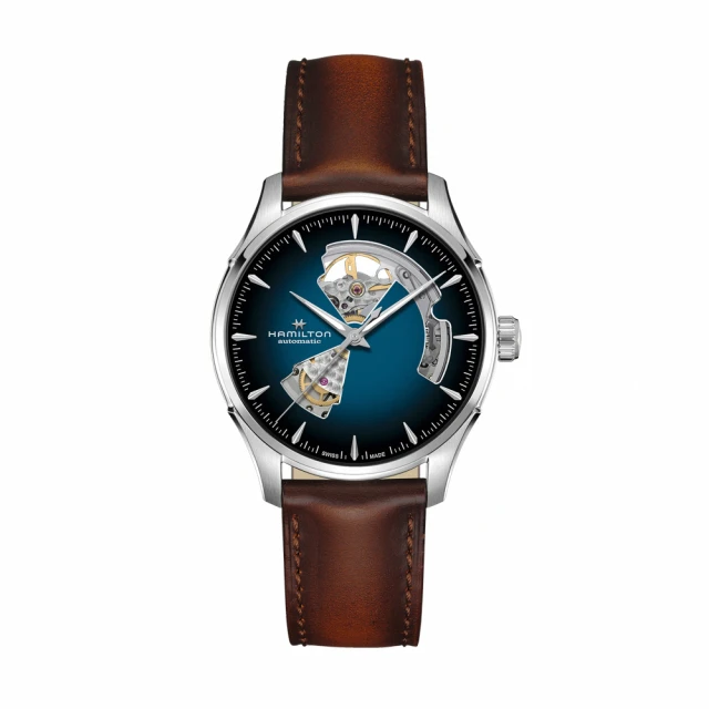 【HAMILTON 漢米爾頓】爵士大師系列 Open Heart 鏤空腕錶 40mm(自動上鍊 中性 皮帶 H32675551) 歷史價格詳細信息