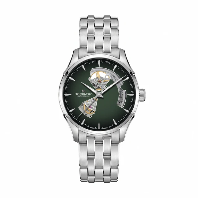 【HAMILTON 漢米爾頓】爵士大師系列 Open Heart 鏤空腕錶 40mm(自動上鍊 中性 皮帶 H32675551) 歷史價格詳細信息