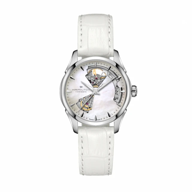 【HAMILTON 漢米爾頓】爵士大師系列 Open Heart 鏤空腕錶 40mm(自動上鍊 中性 皮帶 H32675551) 歷史價格詳細信息
