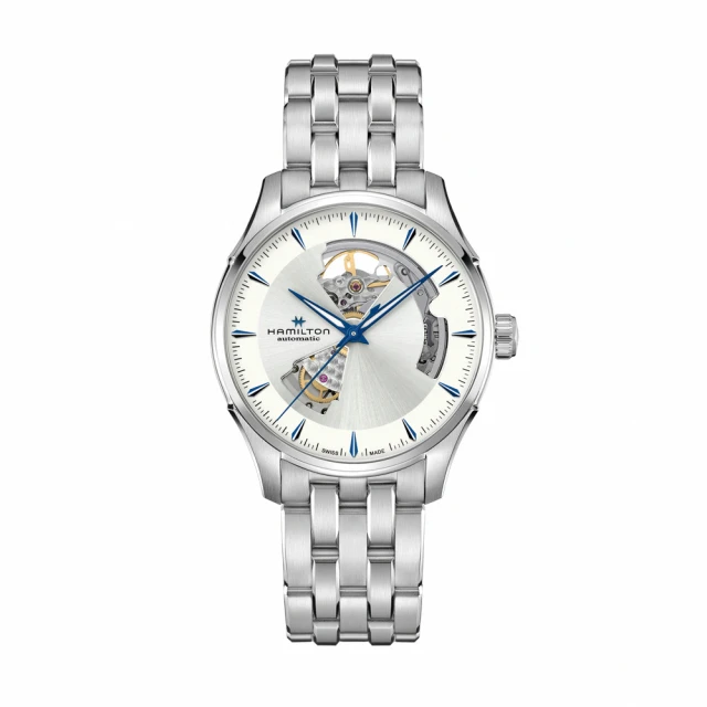 【HAMILTON 漢米爾頓】爵士大師系列 Open Heart 鏤空腕錶 40mm(自動上鍊 中性 皮帶 H32675551) 歷史價格詳細信息